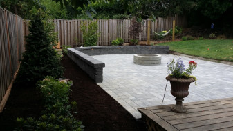 stone patio and fire pit portland or